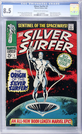 100 Hot Comics: Silver Surfer 1, Origin Issue. Click to buy one from Goldin