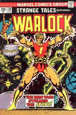 Strange Tales #178: First Adam Warlock story. Click for values