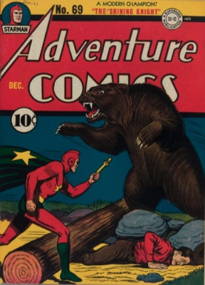 Adventure Comics #69: Origin and First Appearance, Sandy the Golden Boy. Click for values