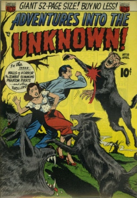 Adventures into the Unknown issue #18. click for values