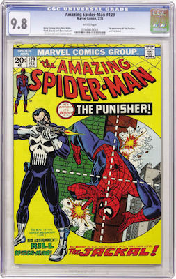 Amazing Spider-Man 129, 1st Punisher | 100 Hot Comics