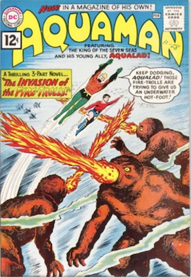 Origin and First Appearance, Qwsp, Aquaman #1, DC Comics, 1962. Click for value