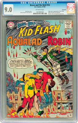BRAVE AND THE BOLD #28 CGC 7.5 OW PAGES R