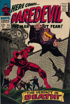 Click here to check the value of Daredevil Comic #20