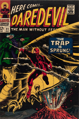 Click here to check the value of Daredevil Comic #21