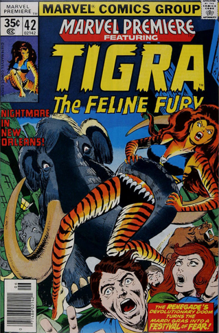 Marvel Premiere #42 (June, 1978): Tigra. Click for value
