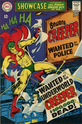 Origin and First Appearance, The Creeper, Showcase #73, DC Comics, 1968. Click for value