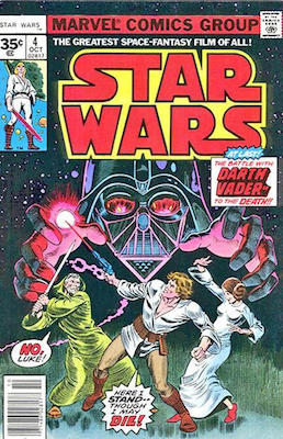 RARE Star Wars #4 1977 35c Price Variant. Click for values