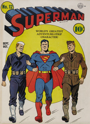 Superman comic #12. Click for values