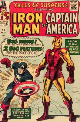 Tales of Suspense #59 (November, 1964): Captain America Joins Tales of Suspense! Click for values