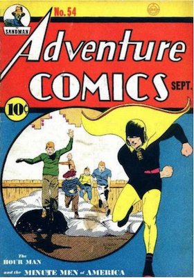 Adventure Comics #54. Click for values.