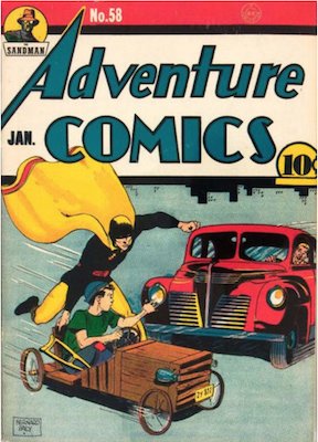 Adventure Comics #58. Click for values.