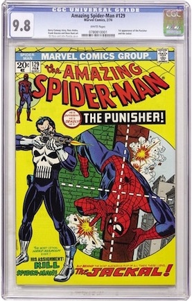 A superb book, and vitally important as the first Punisher appearance, but why spend all that money on a CGC 9.8? You could own a 9.2 AND a copy of ASM #50.