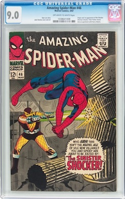 100 Hot Comics: Amazing Spider-Man #46, 1st Shocker. Click to buy a copy at Goldin