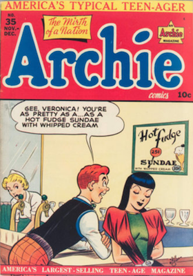 Archie Comics #35. Click for current values.