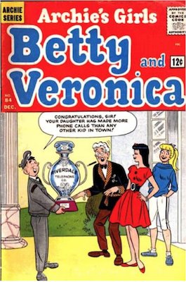 Archie's Girls Betty and Veronica #84. Click for current values.