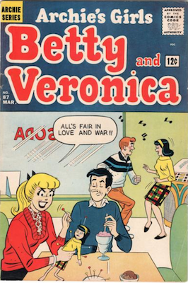 Archie's Girls Betty and Veronica #87. Click for current values.