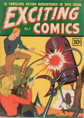 Exciting Comics #3. Click for current values.