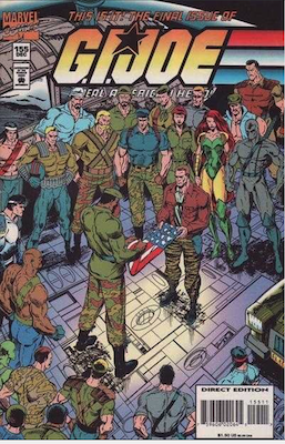 GI Joe Comic #155: Final Issue, Scarce