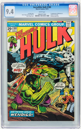 You can barely tell the difference between a good 9.2 and a 9.4. Incredible Hulk #181 is a great investment, but wouldn't you rather have a high-grade #180 as well, for the same money?