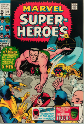 Marvel Super-Heroes #25. Click for values