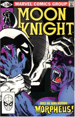 Moon Knight #12. Click for values.