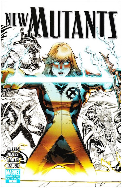 #63: New Mutants 1 Sketch, Kubert (2009)