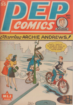 Pep Comics #55. Click for current values.