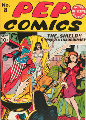 Pep Comics #8. Click for current values.