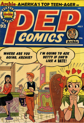 Pep Comics #92. Click for current values.