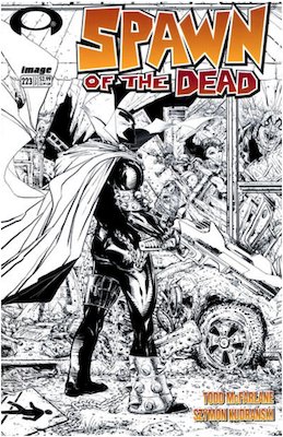 Spawn #223 (McFarlane B&W). Click for values.