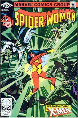 Spider-Woman #38. Click for values.