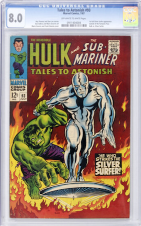 A nice crisp CGC 8.0 of Tales to Astonish 93 will cost you under $350! Click to buy a copy at Goldin