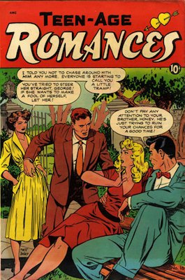 Teen-Age Romances #16: Baker cover. Click for values