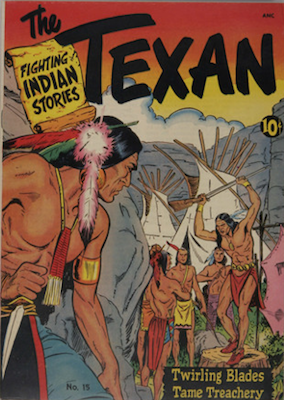 The Texan #15. Classic comic book art by Matt Baker. Click for values