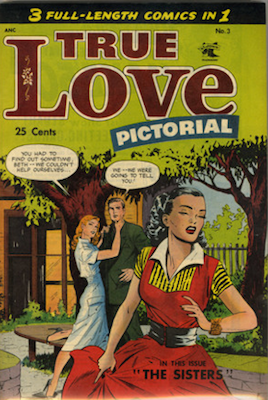 True Love Pictorial #3: Matt Baker cover. Click for values