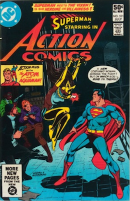 Action Comics #521: 1st Vixen. Click for values