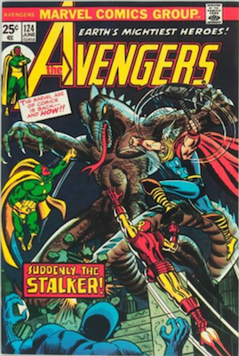 Avengers #124: 1st Star Stalker. Click for value