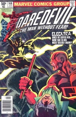 Daredevil #168: First Appearance of Elektra. Click for values