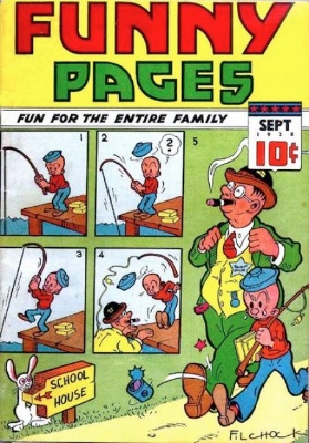 Origin and First Appearance, The Arrow Funny Pages #21. Click for values