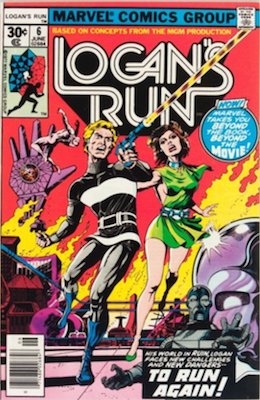 Logan's Run #6: 1st Solo Thanos Comics Story. Click for values