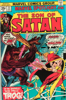 Marvel Spotlight #23, August, 1975: Son of Satan. Click for value