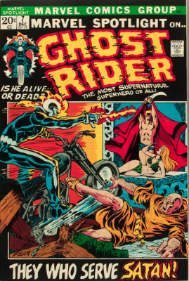 Marvel Spotlight #7, December, 1972: Ghost Rider. Click for value