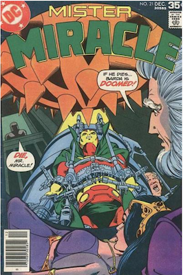 Mister Miracle #21. Click for values.