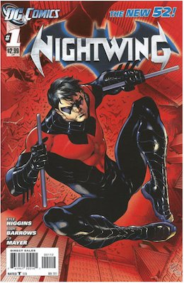 Nightwing #1 Second printing. Click for values.