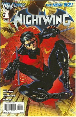 Nightwing #1 (2011). Click for values.