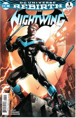 Nightwing #1 (2016) Variant cover. Click for values.