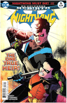 Nightwing #16 Variant cover. Click for values.