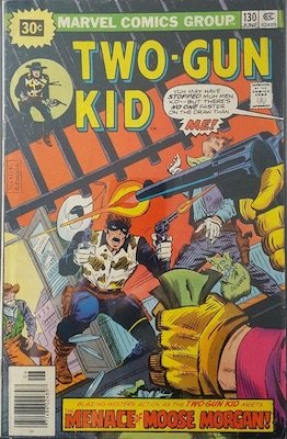 RARE! Two-Gun Kid #130 Marvel 30 Cent Variant June, 1976. Price in Starburst
